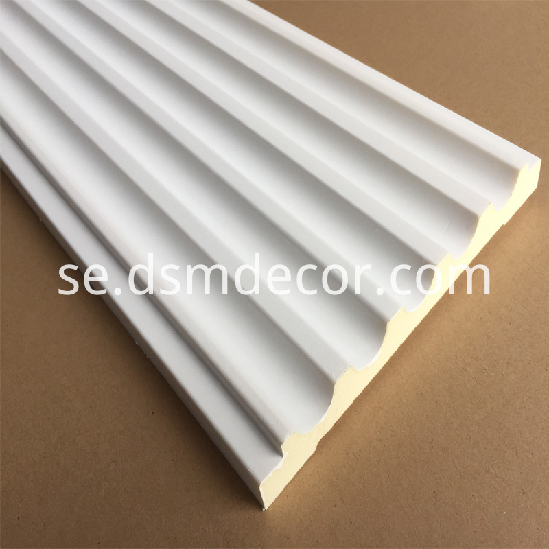 Räfflad dekorativ pilaster av polyuretan Polyurethane Fluted Decorative Pilasters